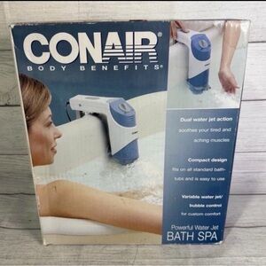 CONAIR Body Benefits DUAL Water Jet Action Bubble Bath Spa Relax Therapeutic